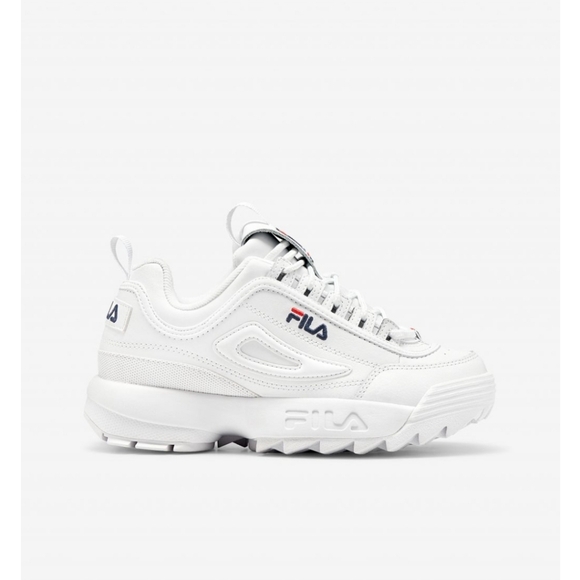 Fila Disruptor II Premium Sneakers White S6 - Picture 1 of 7